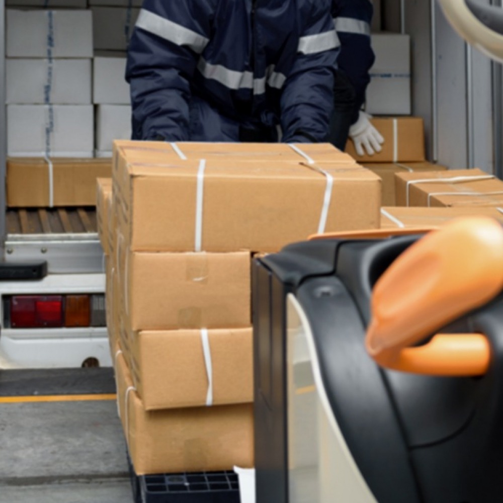 Dozen in laden voor transport